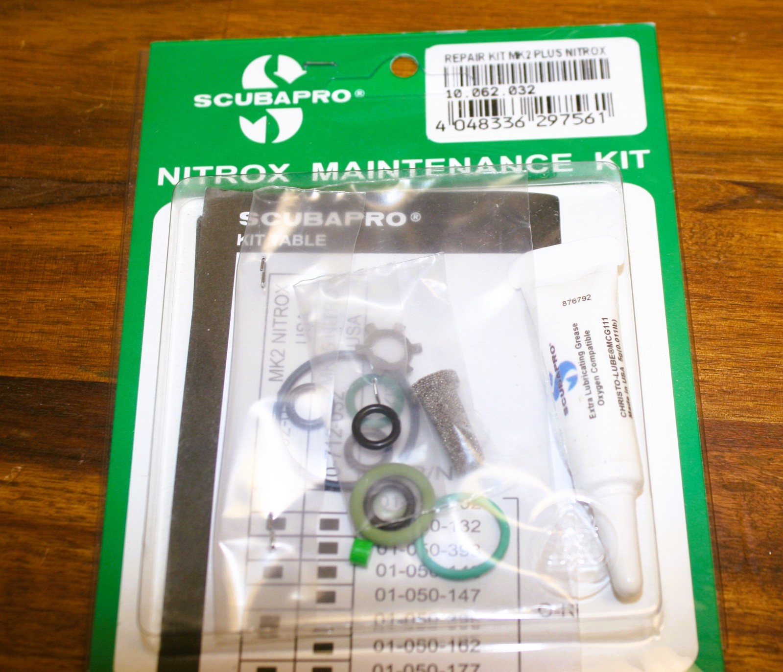 Scubapro MK2 + Nitrox service kit NOS scuba diving regulator