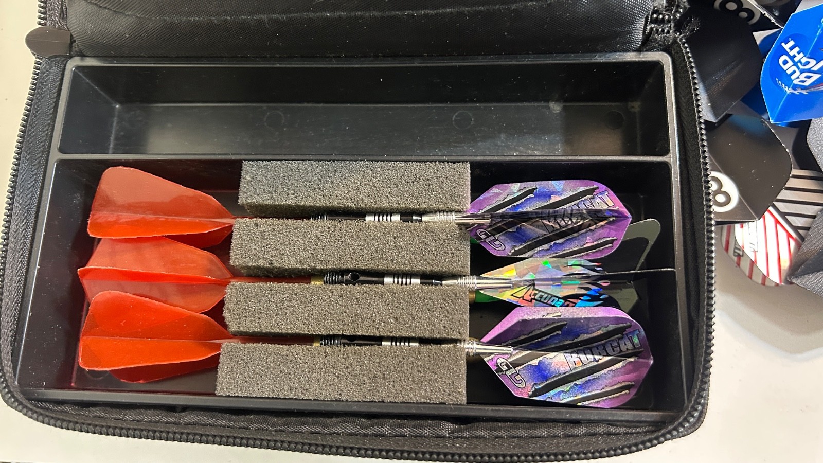 Large Lot Darts, +Cases Bundle Viper/Casemaster, Feathers, Soft Tips, onD