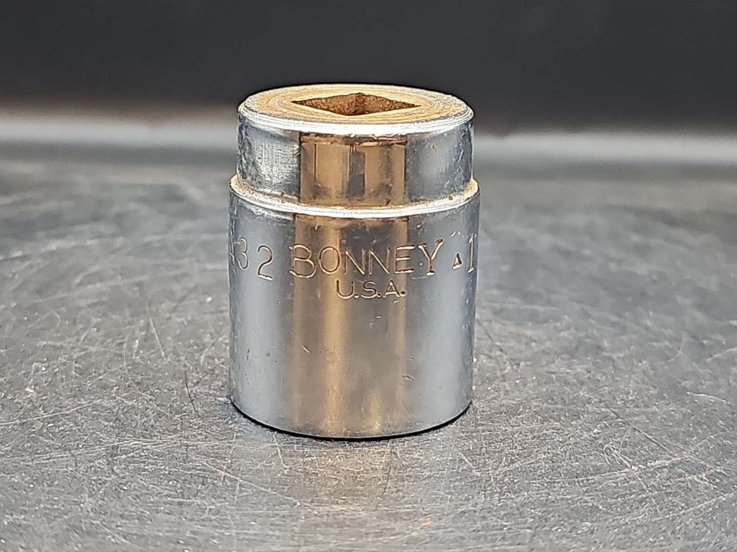 Vintage Bonney A32 1" Socket, USA 1/2" drive