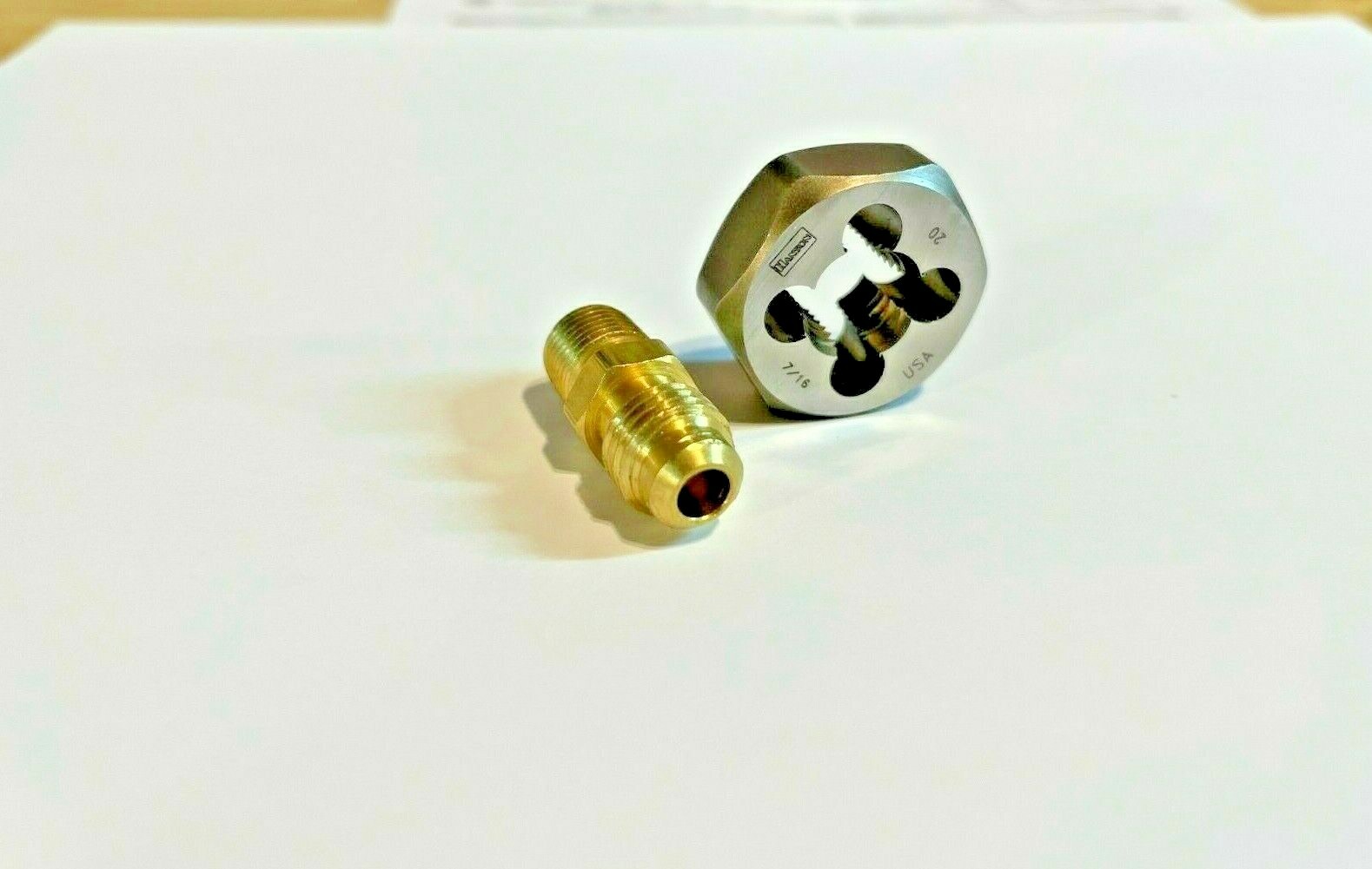 Flare Thread Repair Die, For 1/4" Male Flare Hose Connection, 12, R22, R502