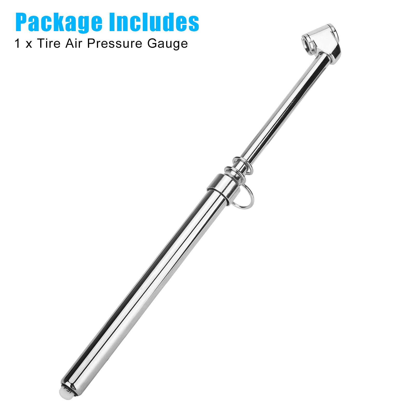 150PSI Heavy Duty Tire Air Pressure Gauge Straight-on Dual Head for Car Truck RV