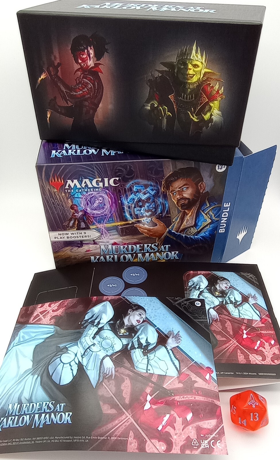 MTG Murders at Karlov Manor Bundle Packaging/Accessories - EMPTY - NO CARDS