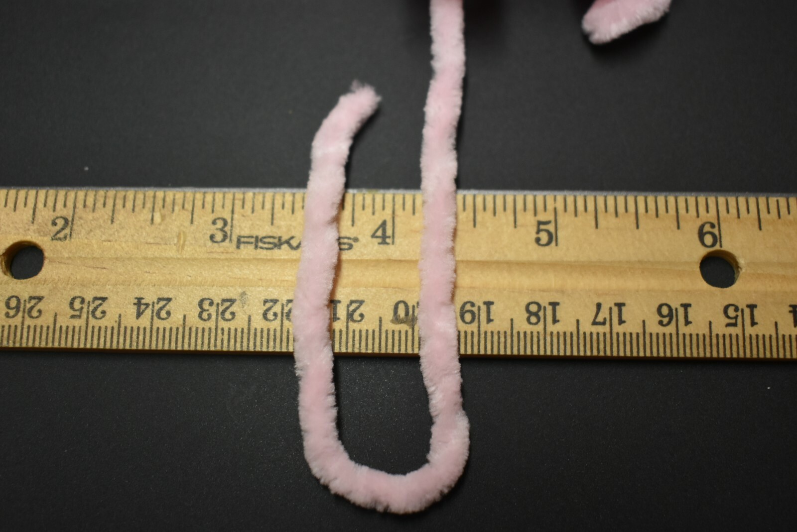 5 Yards 1/4" LIGHT PINK Round Chenille for Fly Tying