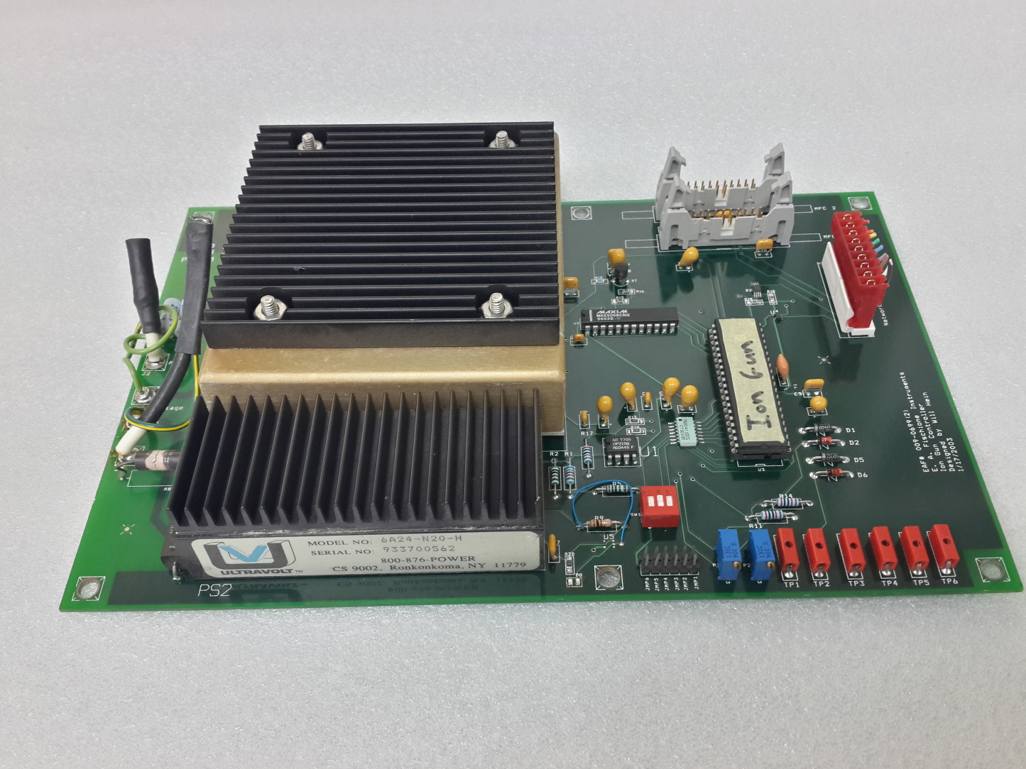 E.A. FISCHIONE INSTRUMENTS ION GUN CONTROLLER BOARD EAF # 009-0699 ASaP 1030