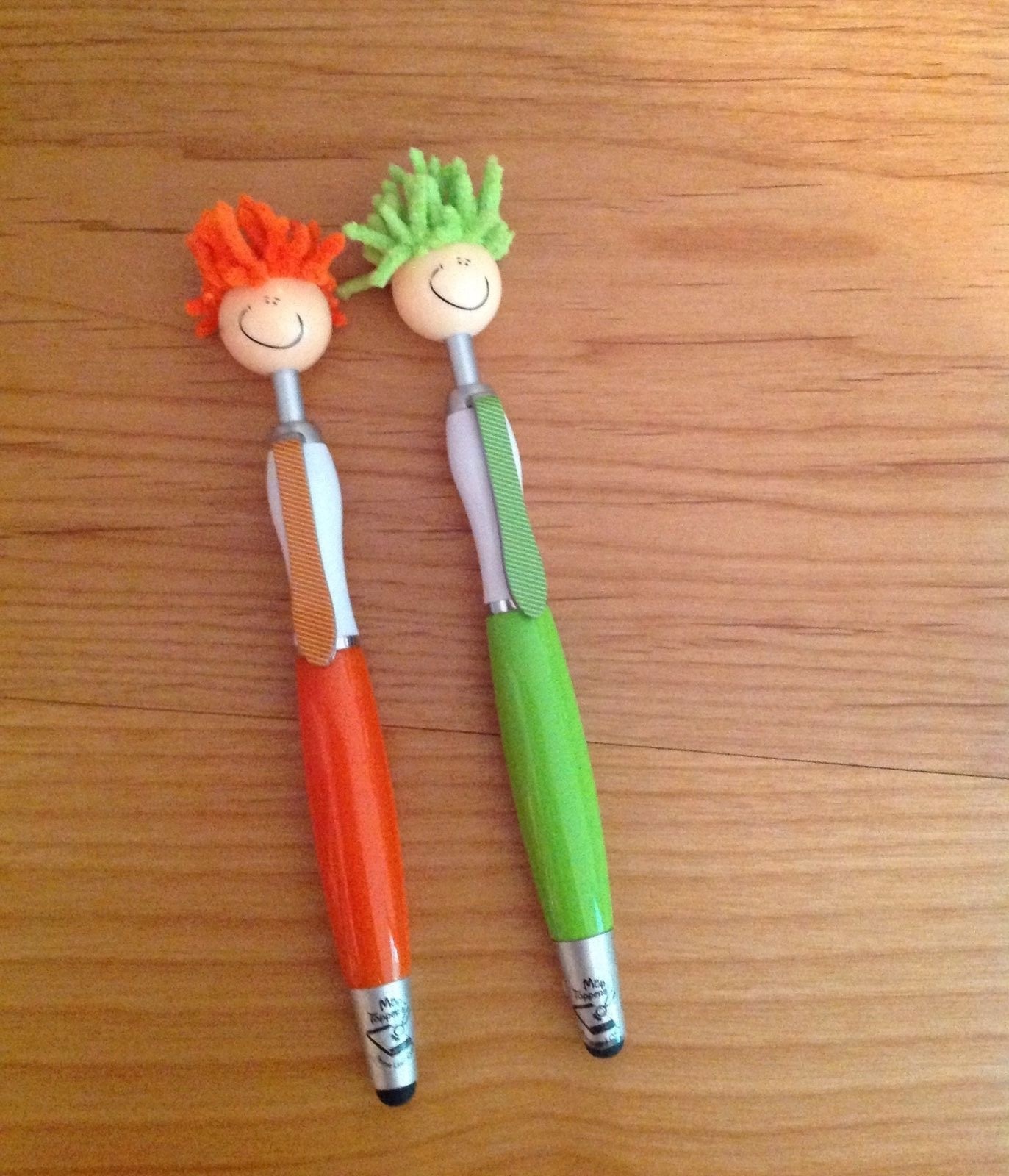 MOP TOPPER™ QTY 5 STYLUS PENS -MICROFIBER SCREEN/iPAD CLEANER FOR COMPUTERS