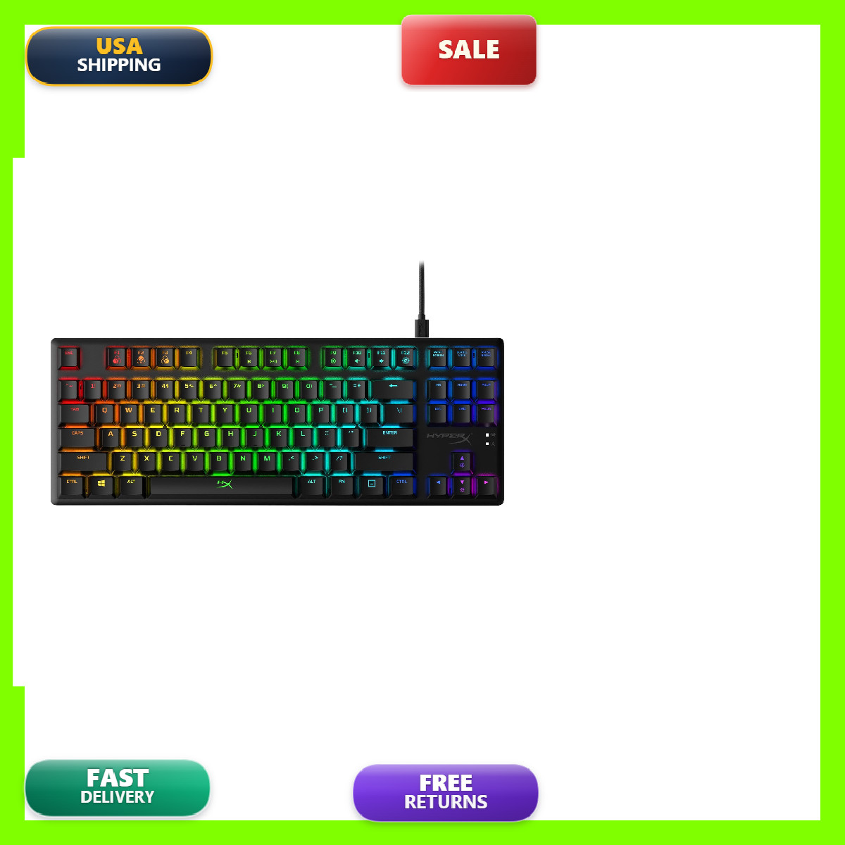 Hyperx Alloy - Gaming Keyboard Software Controlled