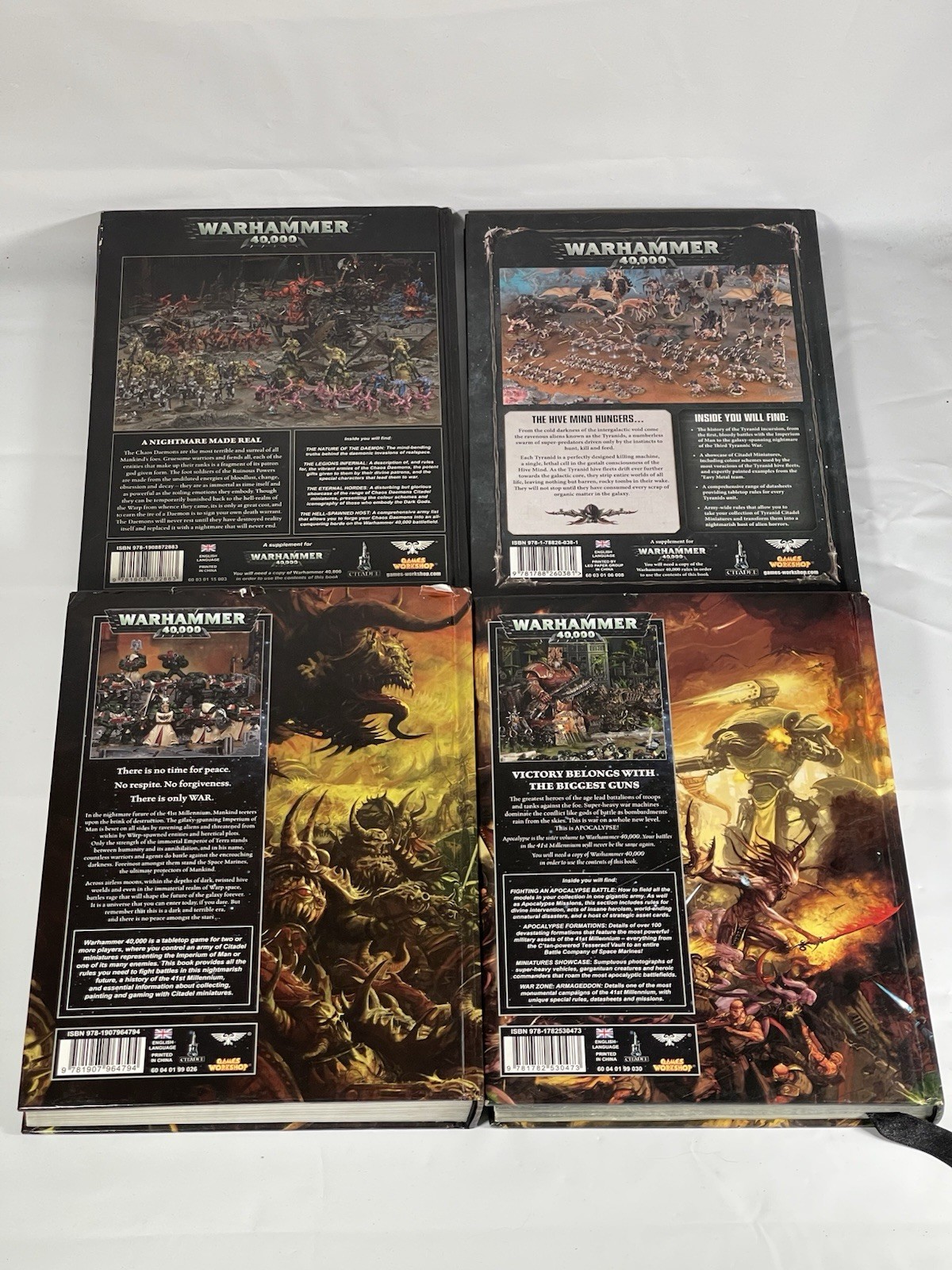 Warhammer 40k Hardcover Book Lot