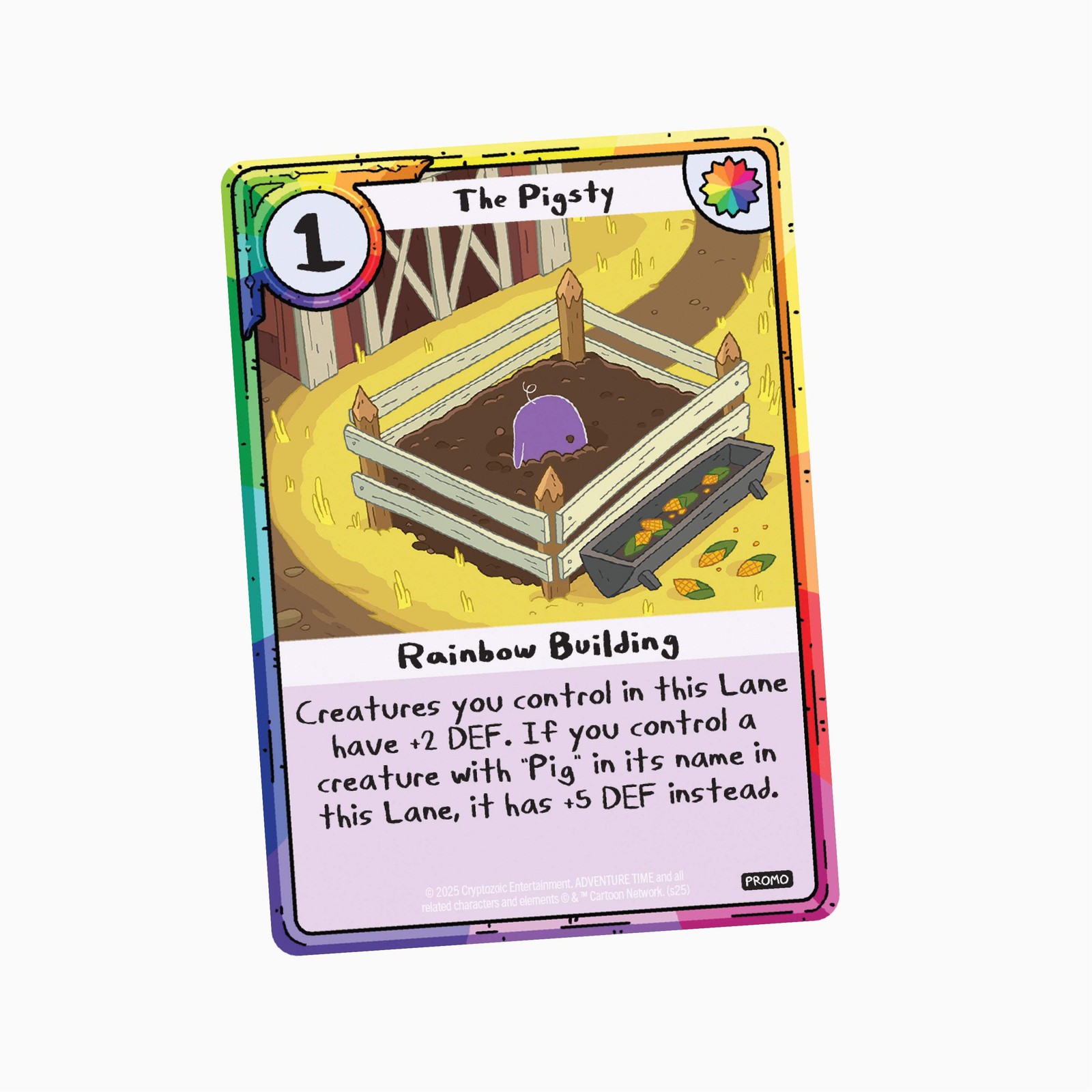 Adventure Time Card Wars: The Pigsty Promo Building Card