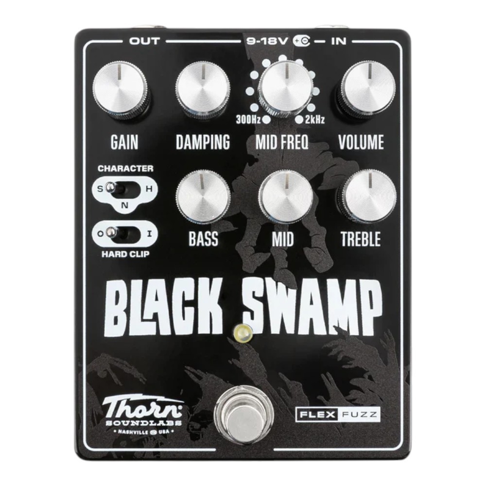 Thorn Soundlabs Black Swamp Flexible Fuzz Guitar Pedal