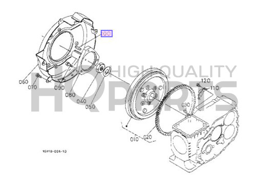 GENUINE OEM KUBOTA KEY, STUB SHAFT 19142-95010