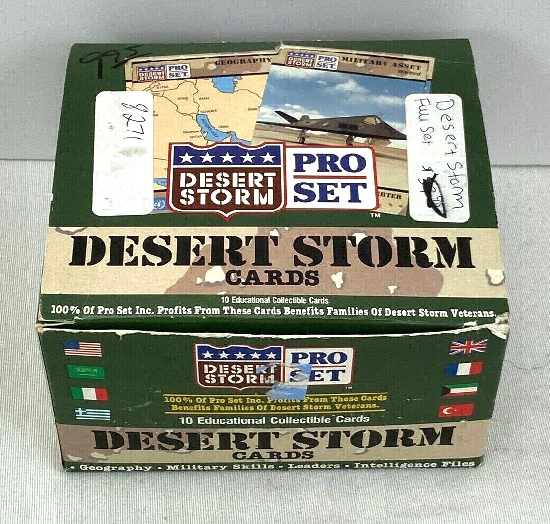 Pro Set Desert Storm Boxed Trading Cards