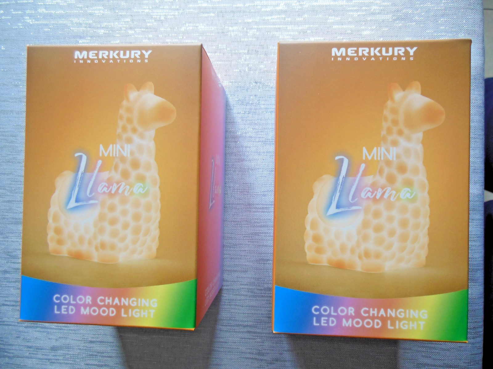 Mini Llama / LED Color Changing Mood Light / 5” Tall * {  2pcs } * FREE SHIPPING