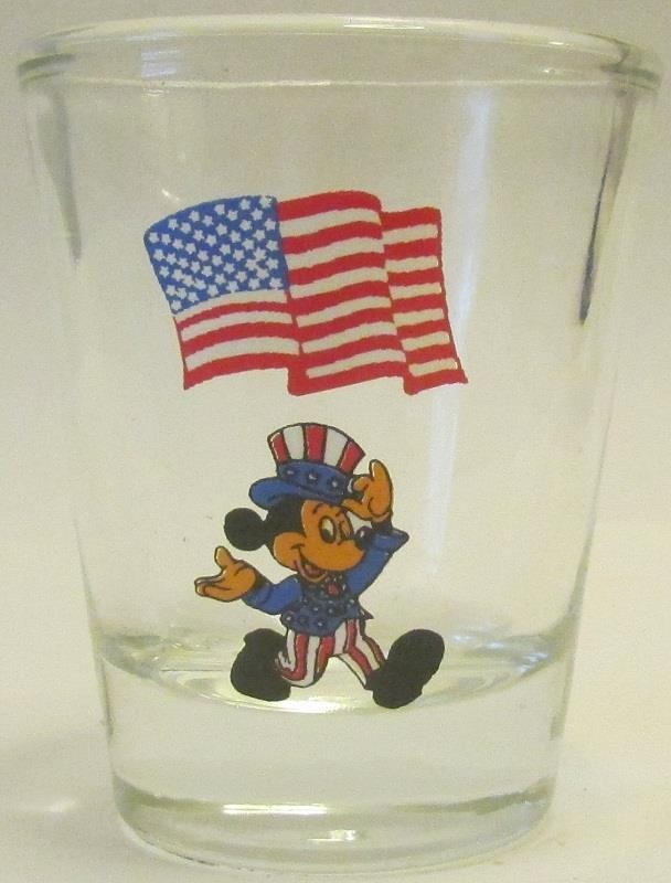 Patriotic Mickey 1½oz. Shot Glass