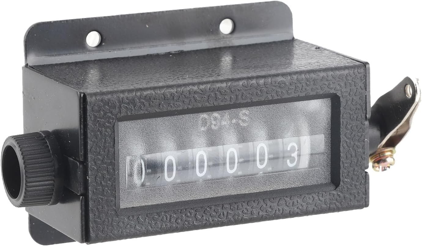 Eujgoov Digital Tally Counter Resettable D94-S 0-999999