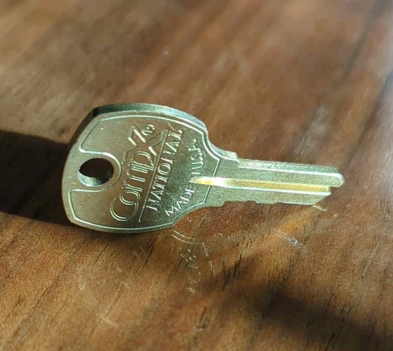 C642A  Brass Cabinet Keys fit CompX National locks *************Free Shipping!!!