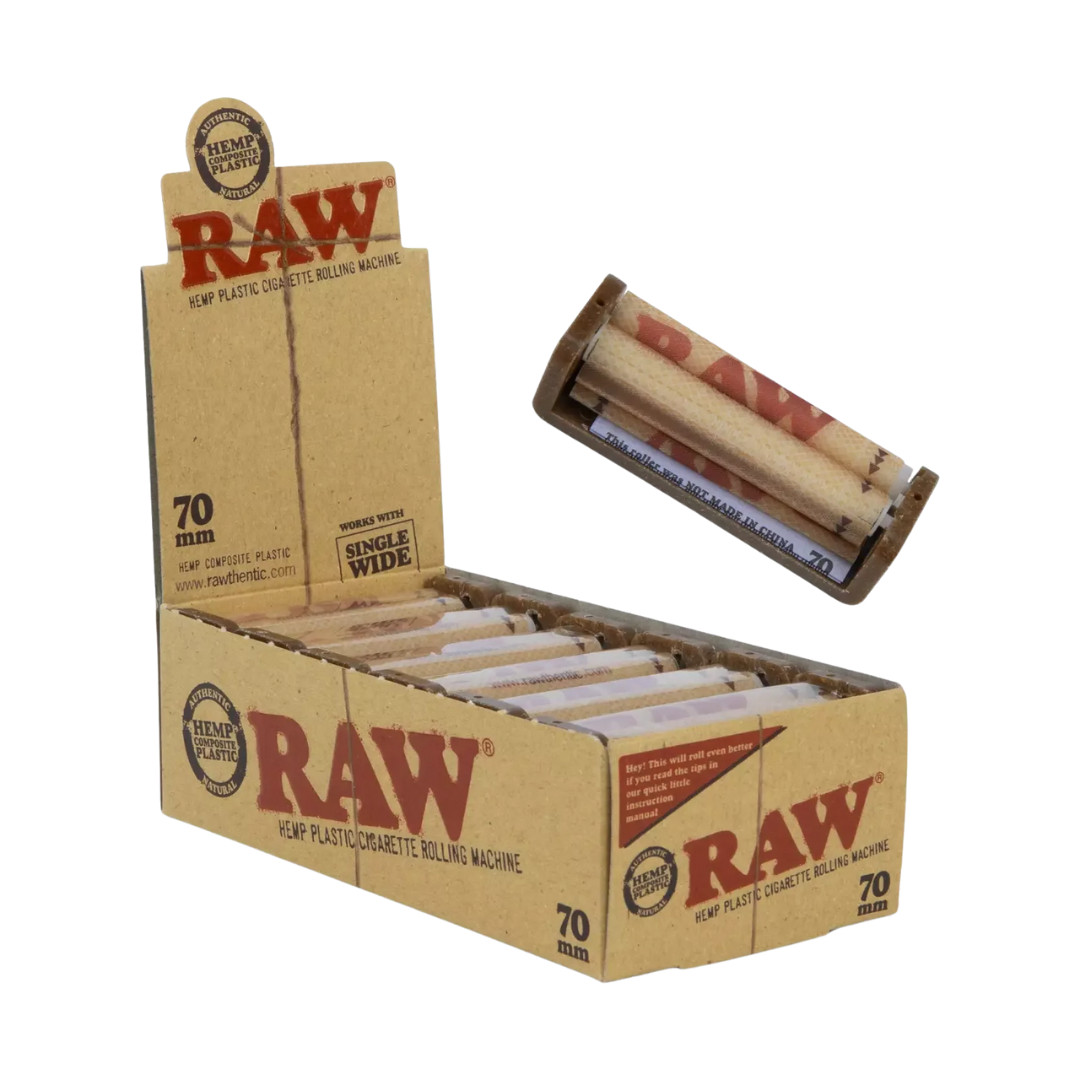 RAW 70mm Rolling Machine – Retail Display Box of 12 Rollers