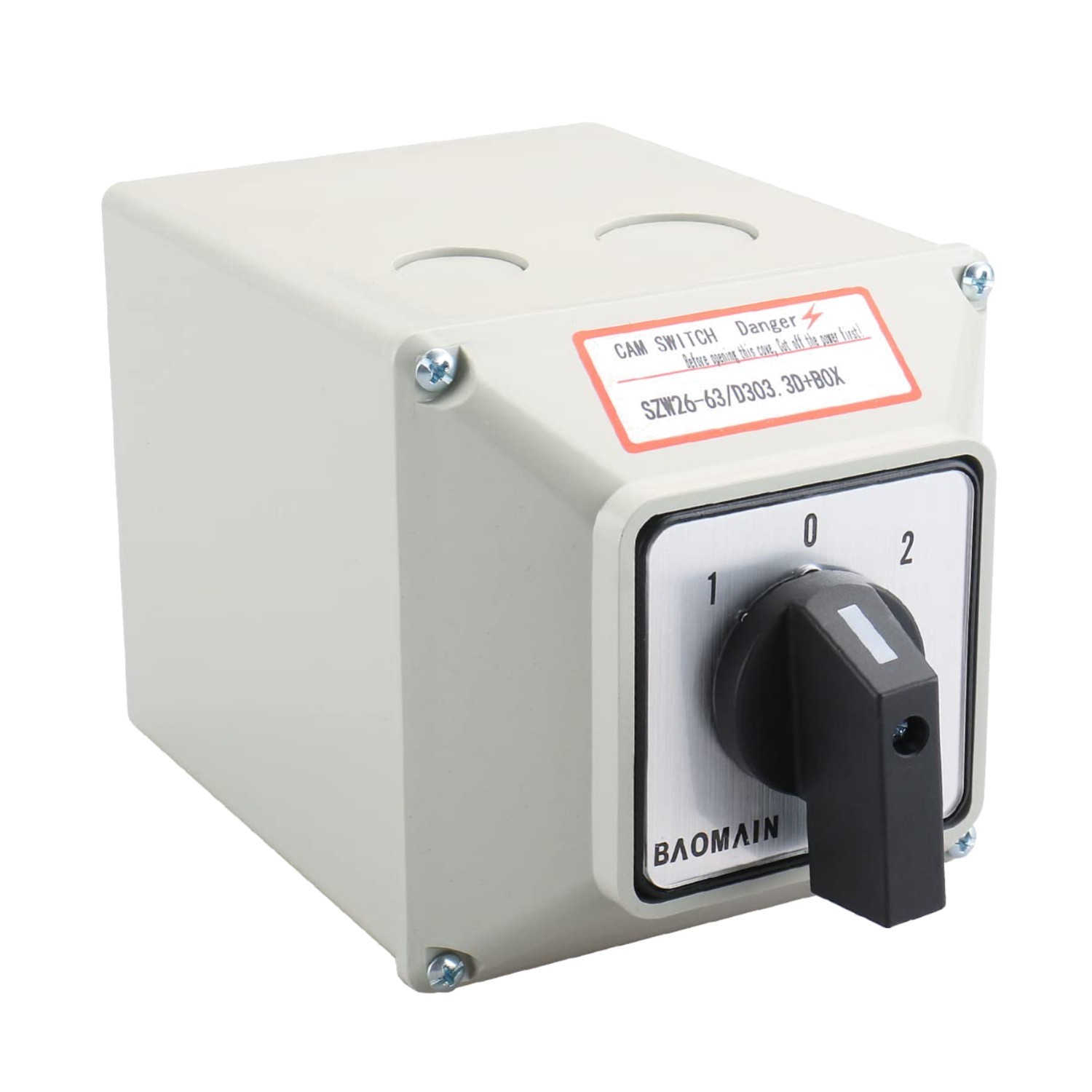Universal 3 Phase Cam Switch - 660V 63A - Rotary Master