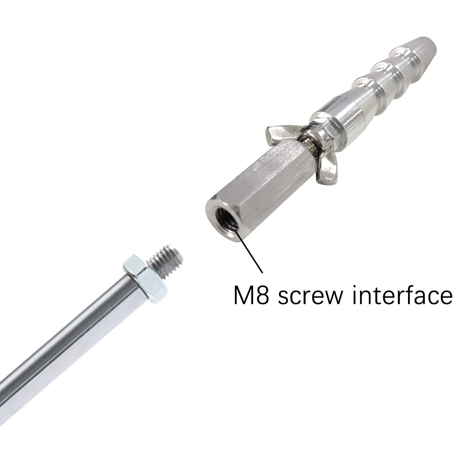 14mm Diameter End Connector DIY Design M8 Reciprocating Linear Actuator Tool