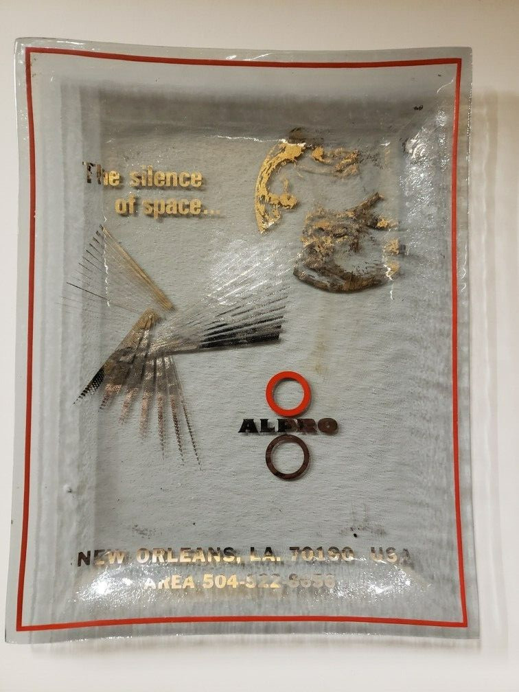 Vintage Alpro "The Silence of Space..." Trinket Dish, New Orleans, Louisiana