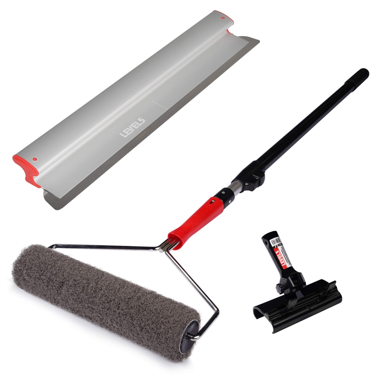 LEVEL5 12" Compound Roller, 32" Skimming Blade, w/ Ext. Handle + Adaptor | 5-808