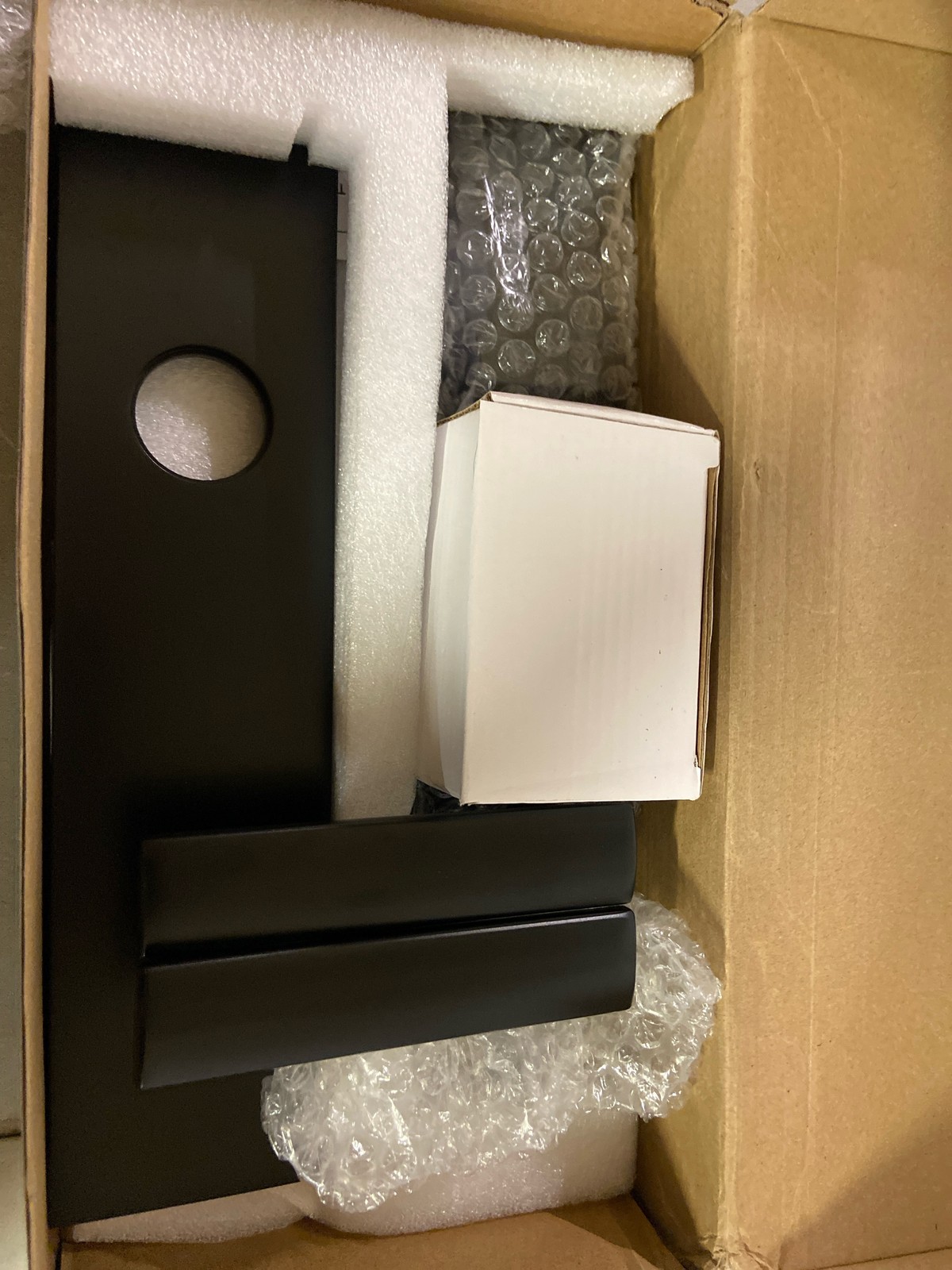 Weslock 066217272SL2D Matte Black Handle Set with Deadbolt & Philtower Lever