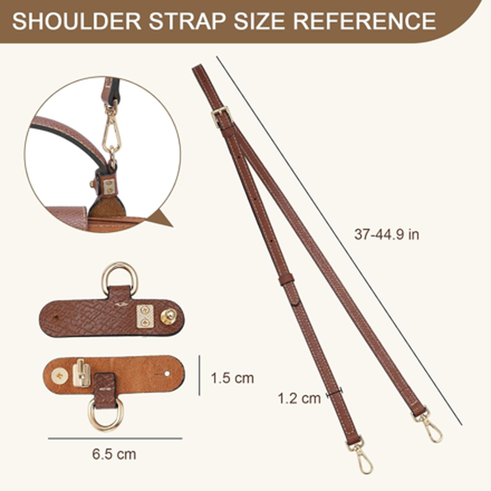 Crossbody Strap Replacement for Longchamp Mini Bag Adjustable Leather Shoulder