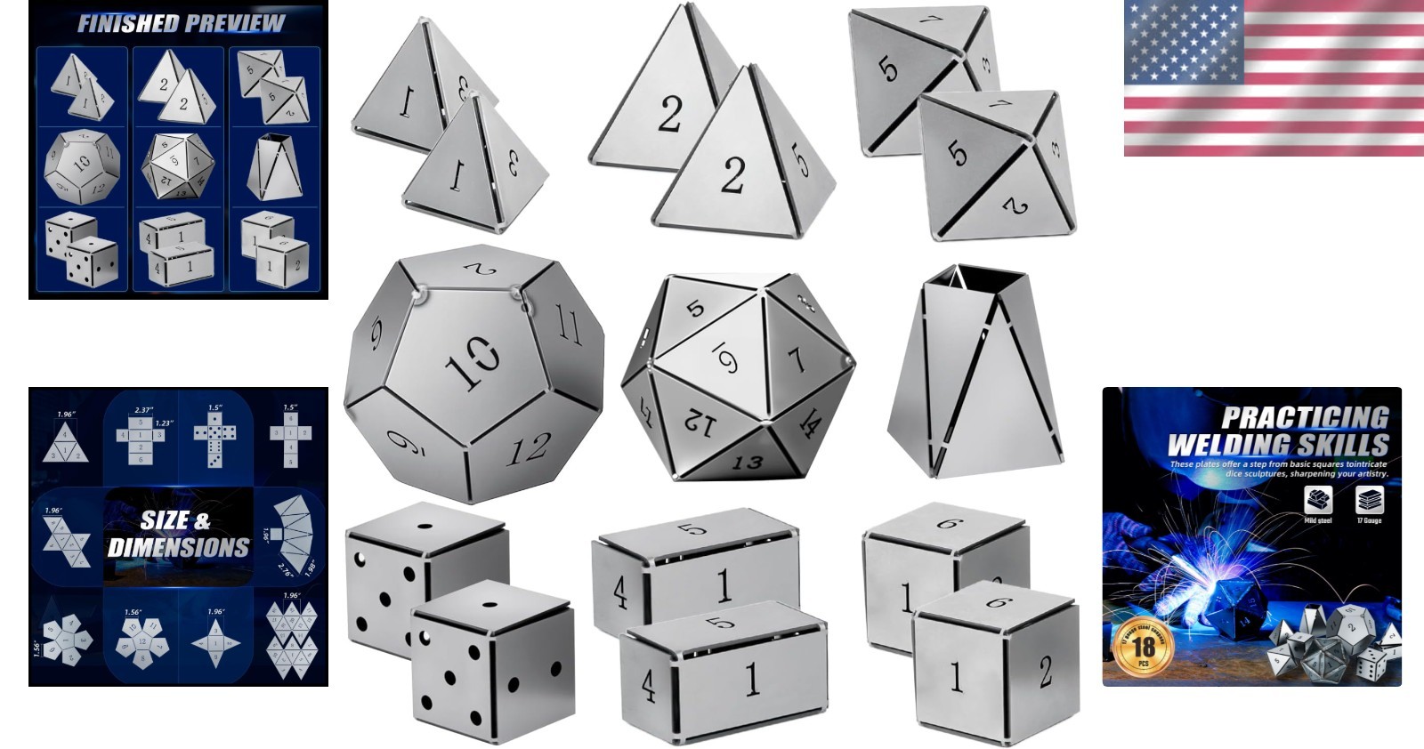 17-Gauge Steel Welding Dice