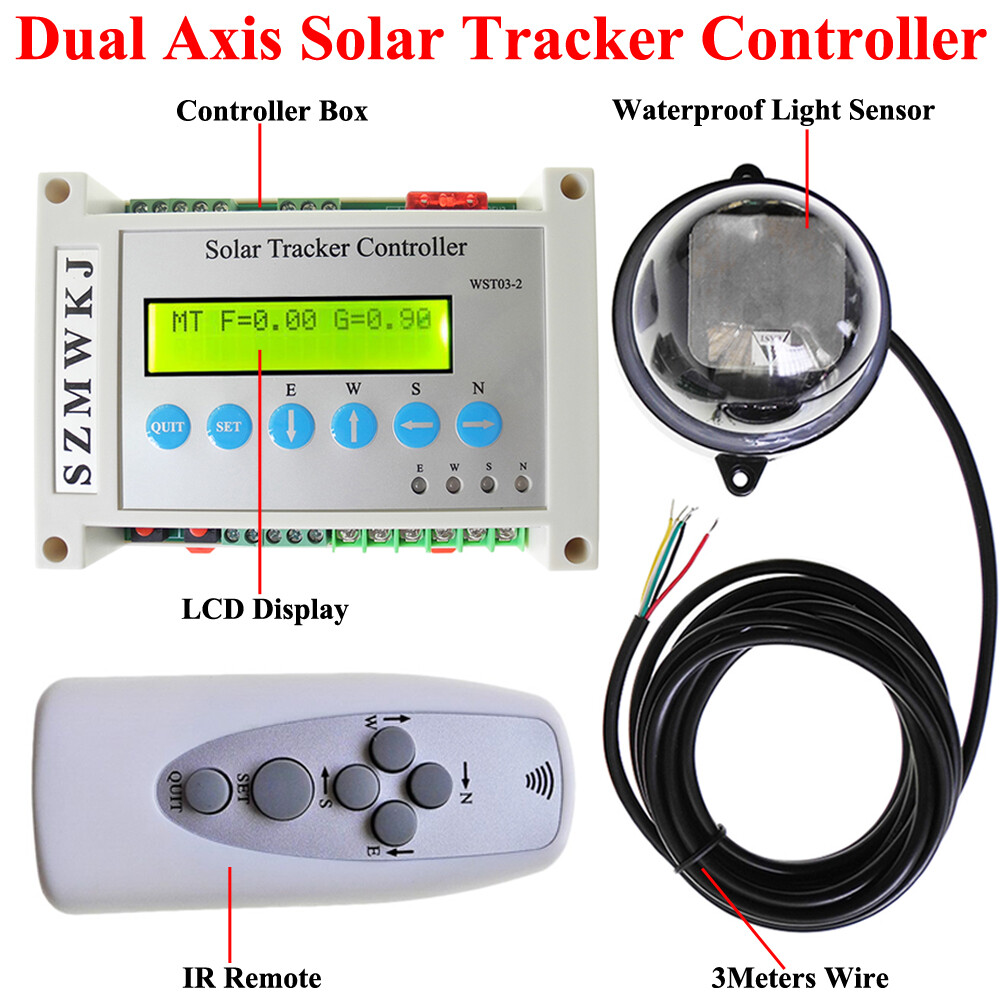 Complete Single/Dual Axis Solar Panel Track Tracker Controller Relay Module Kits