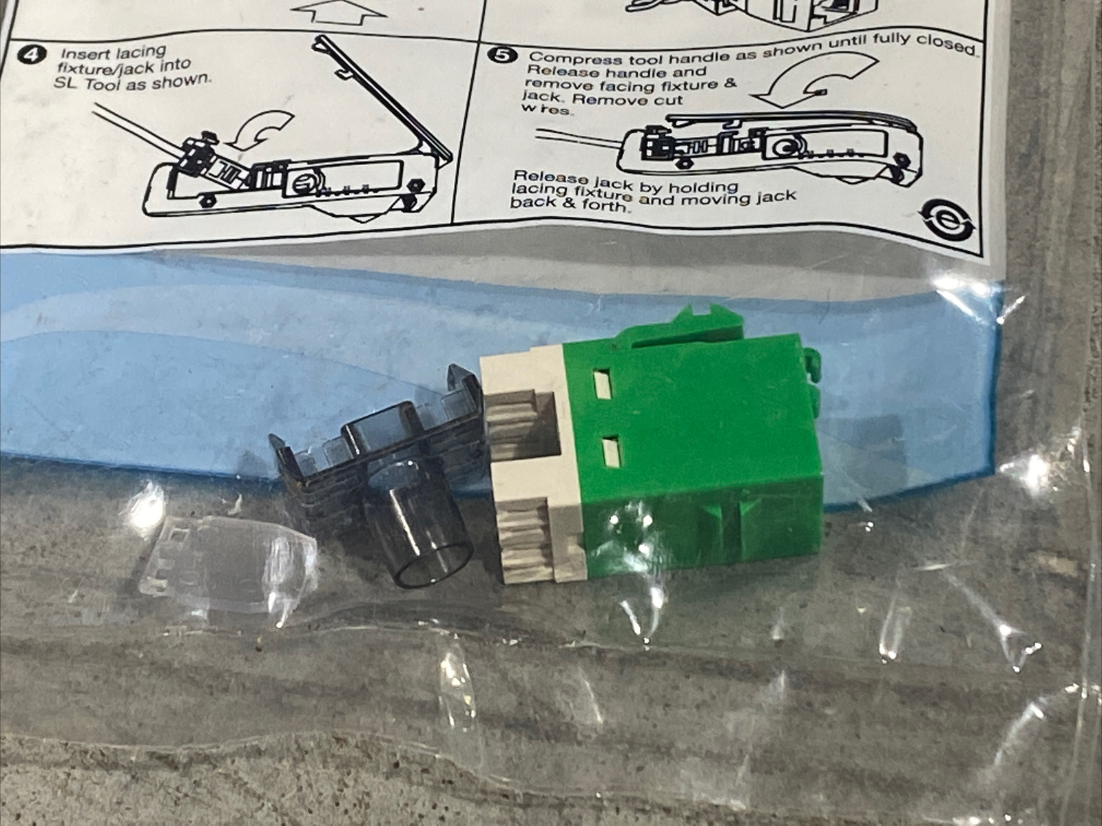 Qty.12, Commscope Modular Jack Cat6 USL600-DC-GRN 760237642 New