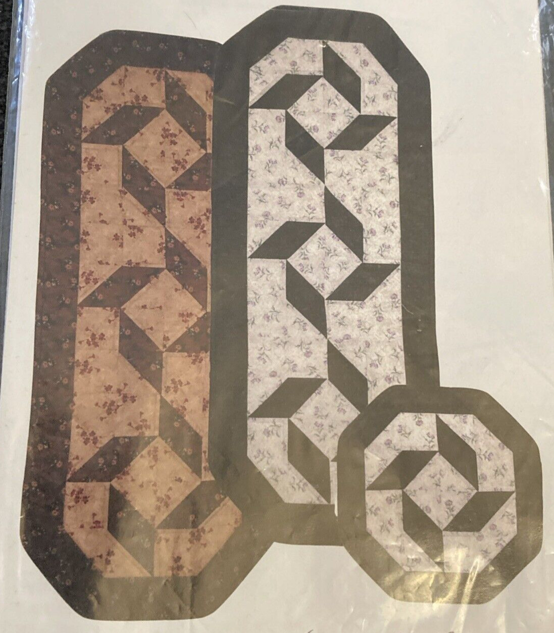 Rare D. Hall Design TRIPLE SPIN Quilt 2005 pattern #101