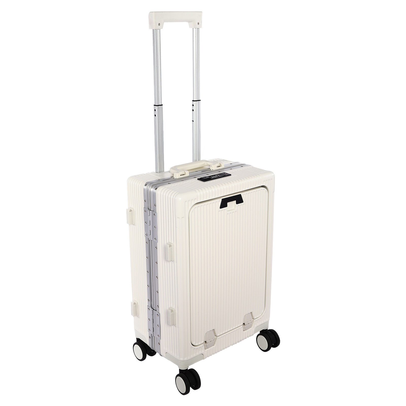 20" Boarding Suitcase Suitcase w/Front Pocket, 14"-15" Laptop Case Trolley