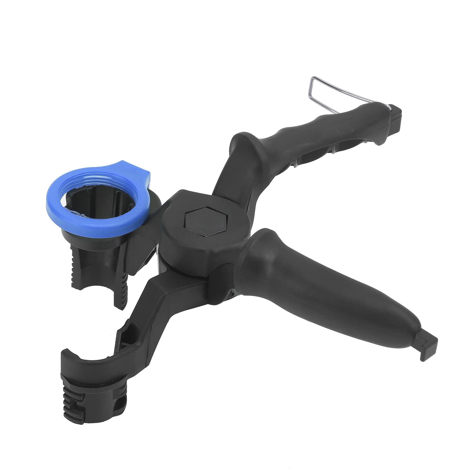 Fast-Clamp Universal Oil Filter, 3PCS Engine Funnel Kit, Change blue