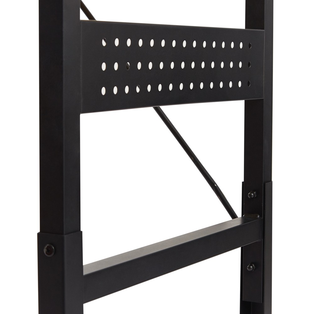 48" Adjustable Rolling Workbench Pegboard 1600lb AC/USB Shelf