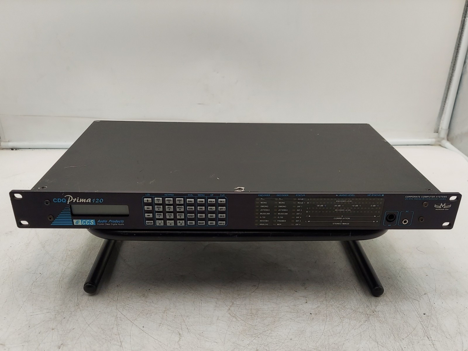 CDQ Prima 120 CCS Audio Products 20 kHz Stereo Bi-Directional Codec