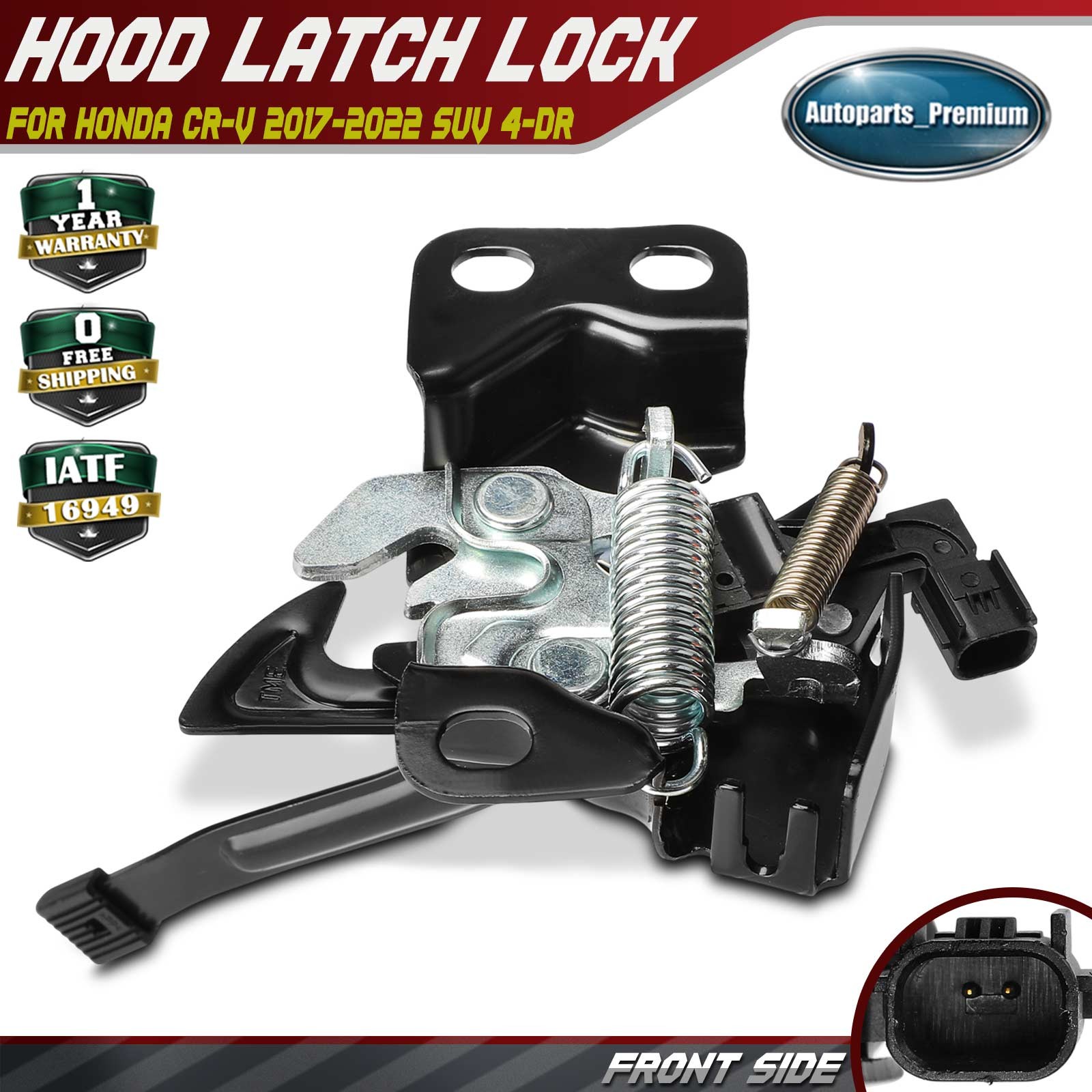 Front Hood Latch Lock for Honda CR-V 2017 2018 2019 2020 2021 2022 74120TLAA01