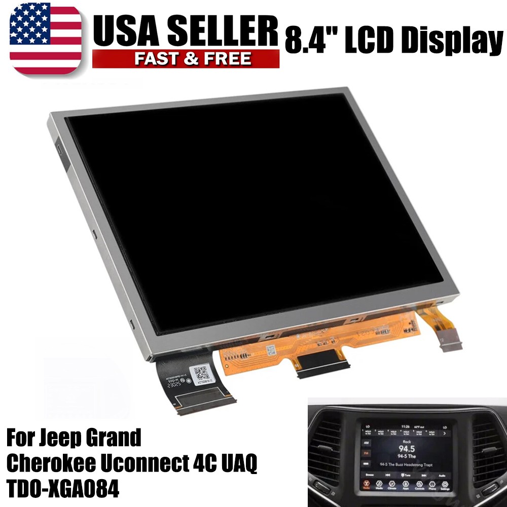 TDO-XGA084 8.4" Uconnect 4C UAQ LCD MONITOR For 2018-2022 Jeep Grand Cherokee US