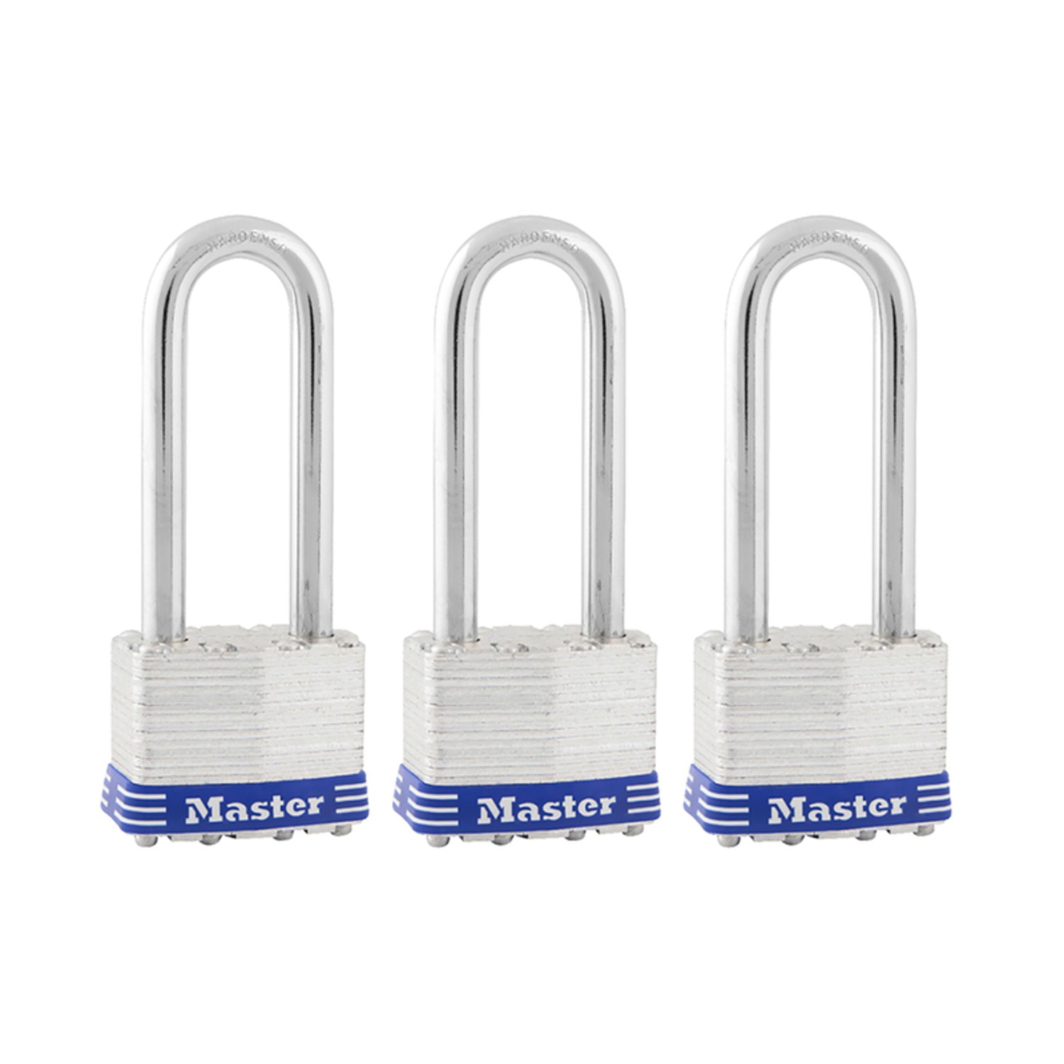 Master Lock 1TRILJ Laminated Steel Double Locking Padlock 4.68 H in. (Pack of 4)