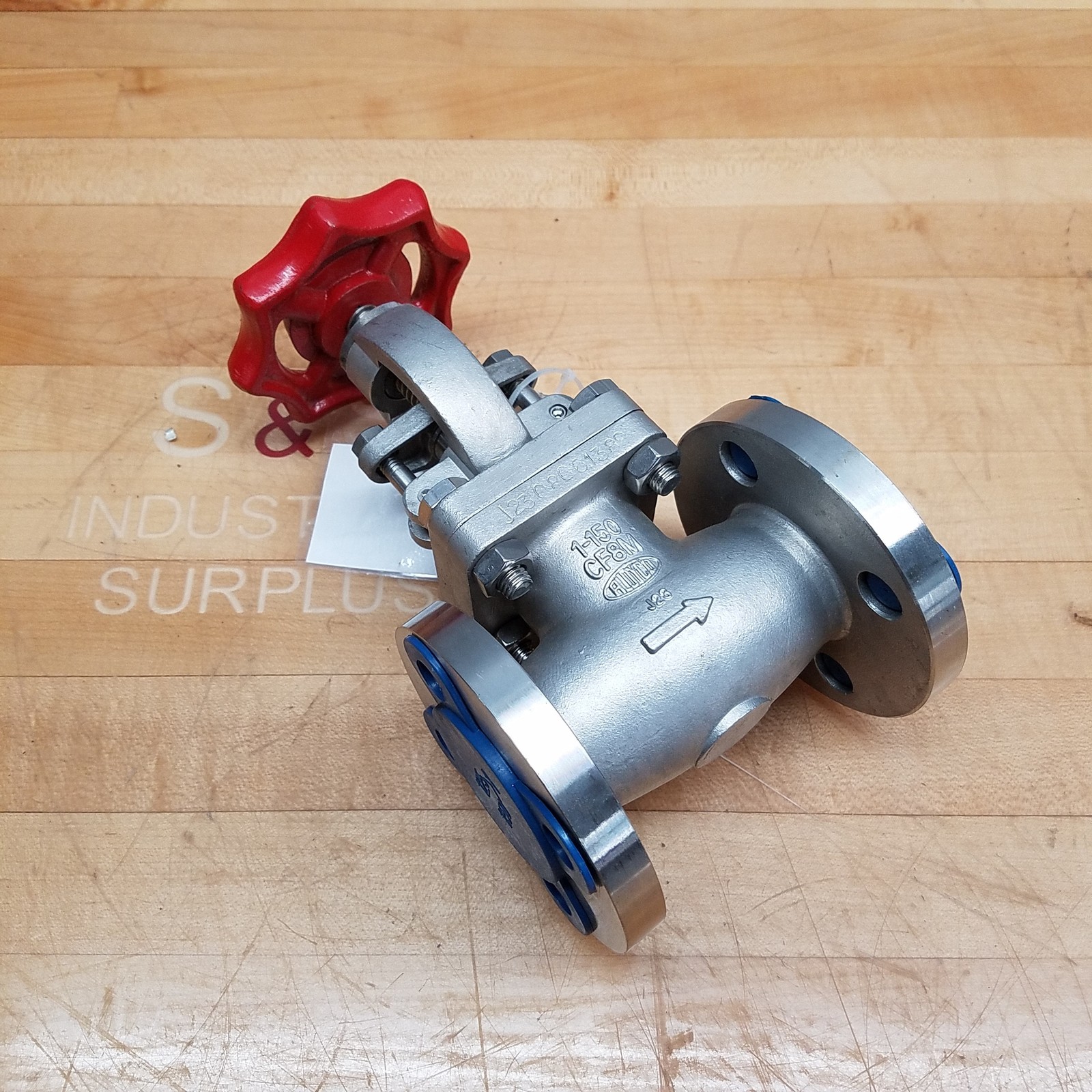Aloyco 317 1" Globe Valve, 150 Class, 316 Trim, CF8M Body, ASME B16.34 - NEW