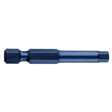 Westward 40L611 Power Bit, Sae, 1/4", Hex Power Drive, Pk5