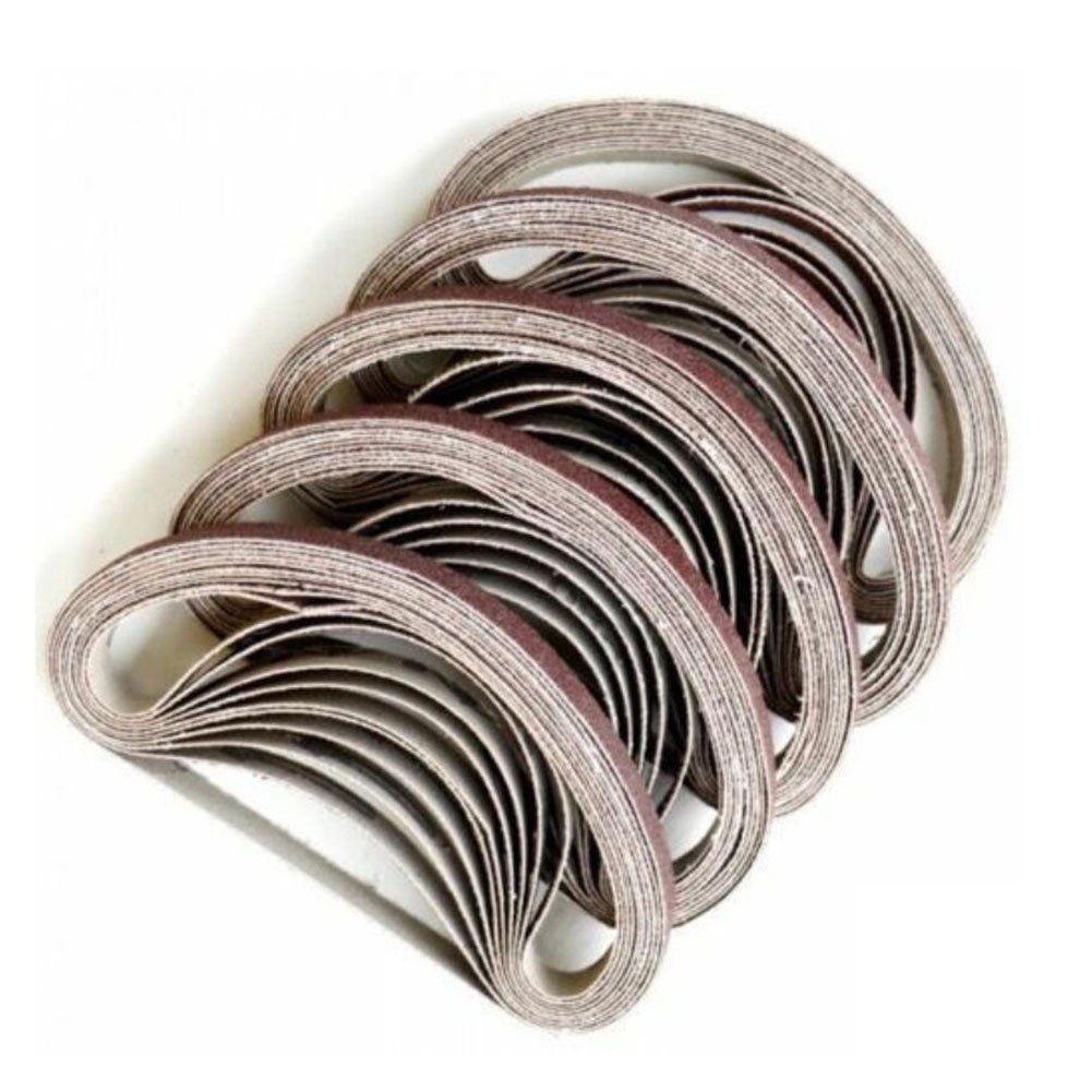 Sanding Belts 50pcs/set Abrasive Tools Aluminium Oxide For Belt Sander New Nice