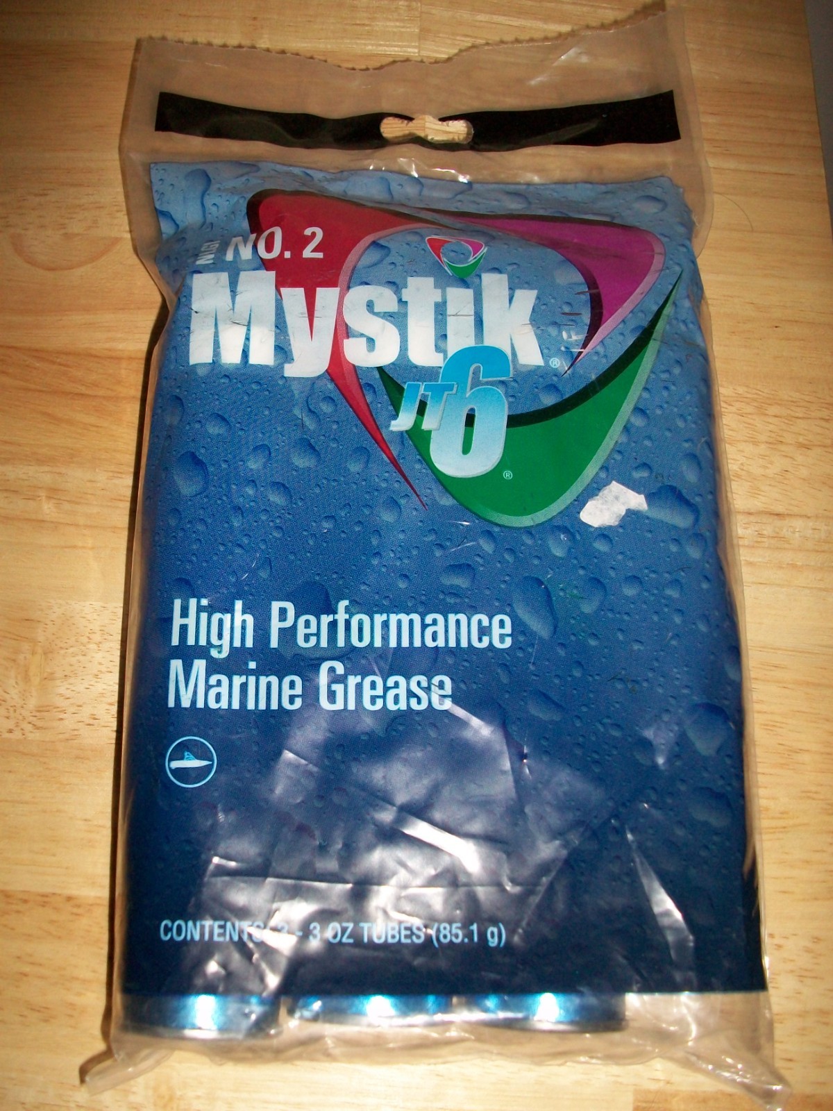 Lot of  3 Tubes Mystik JT6 High Performance Marine Grease 3 oz ---Pack of 3