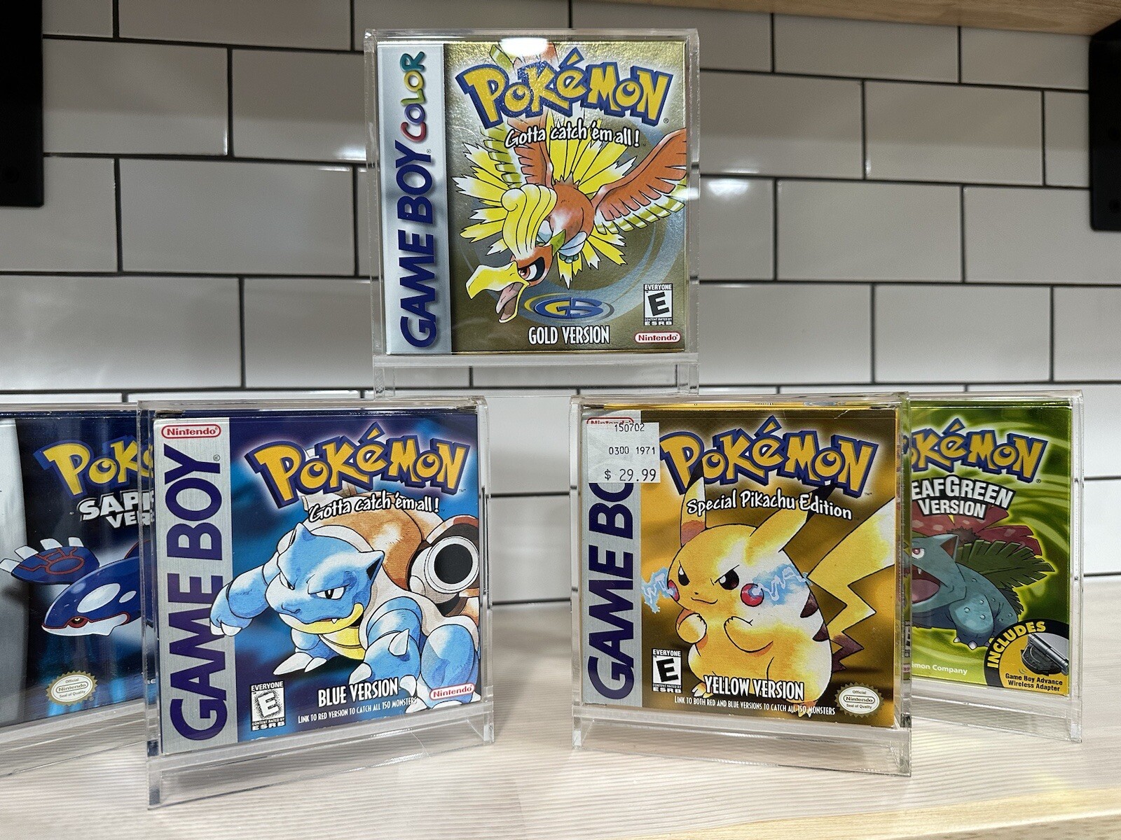 Gameboy Game UV Protective Acrylic Case
