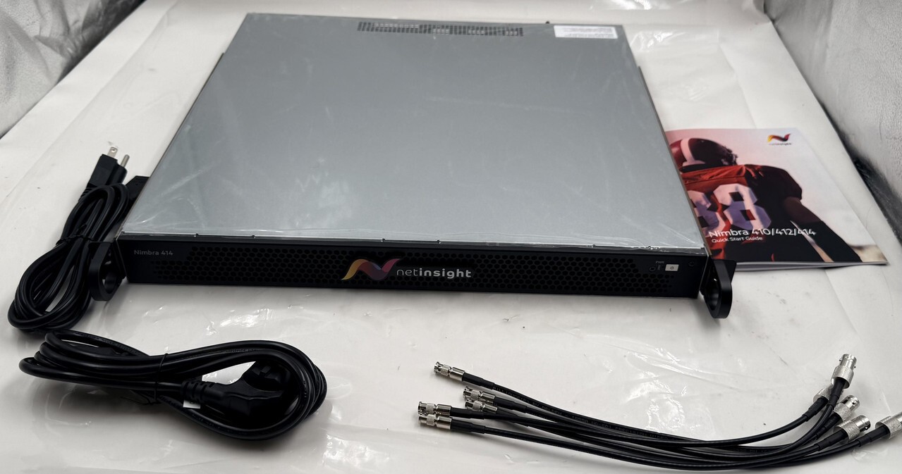 NET INSIGHT NIMBRA 414 NPQ00041-AW01 ENCODER AND DECODER WITH NPA0153-4001