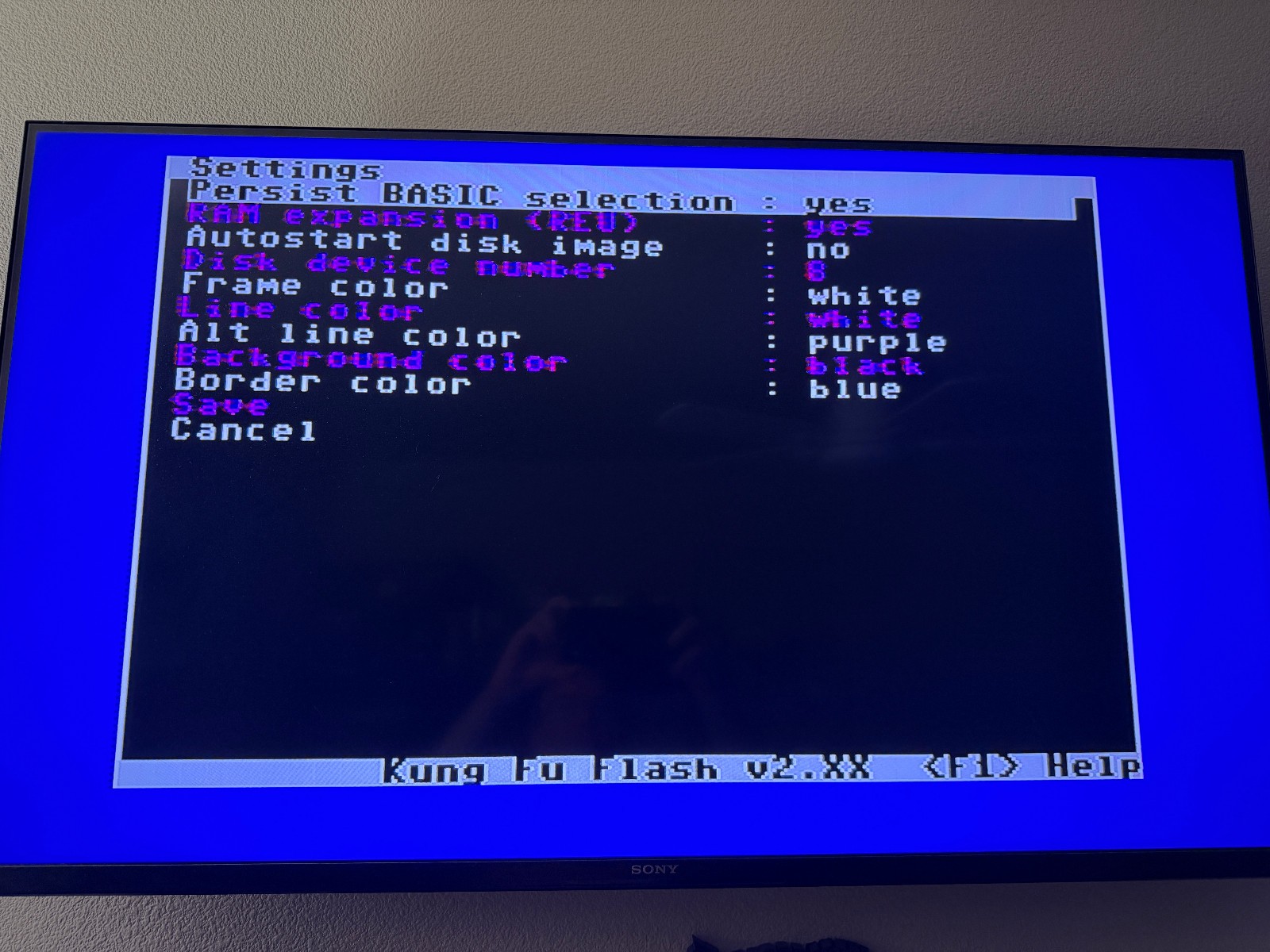 Kung Fu Flash 2 C64 Cartridge SD Loader REU EasyFlash Commodore 64/128