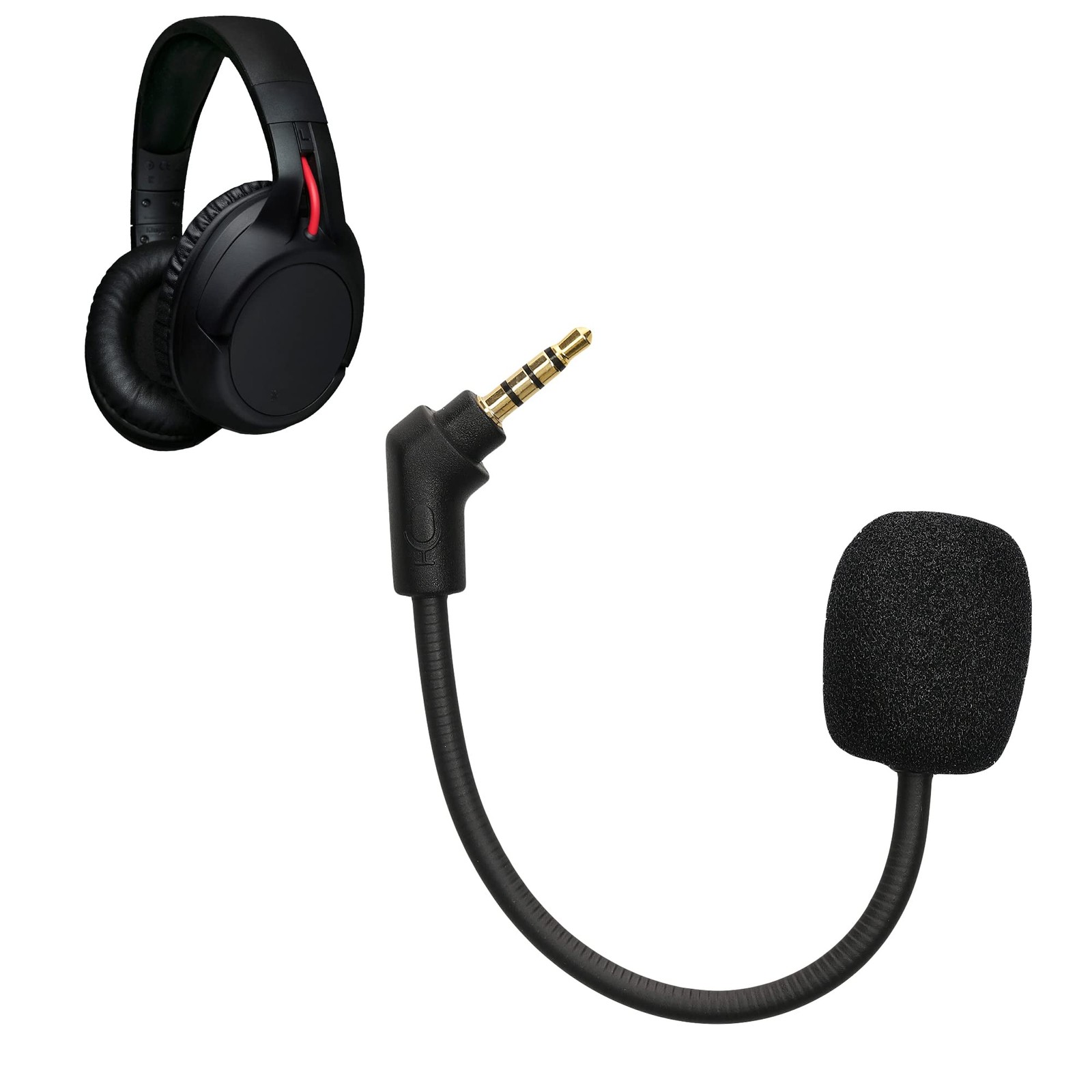 Microphone with Kingston HyperX Flight/Flight S - Mic for Gaming Headphones -...