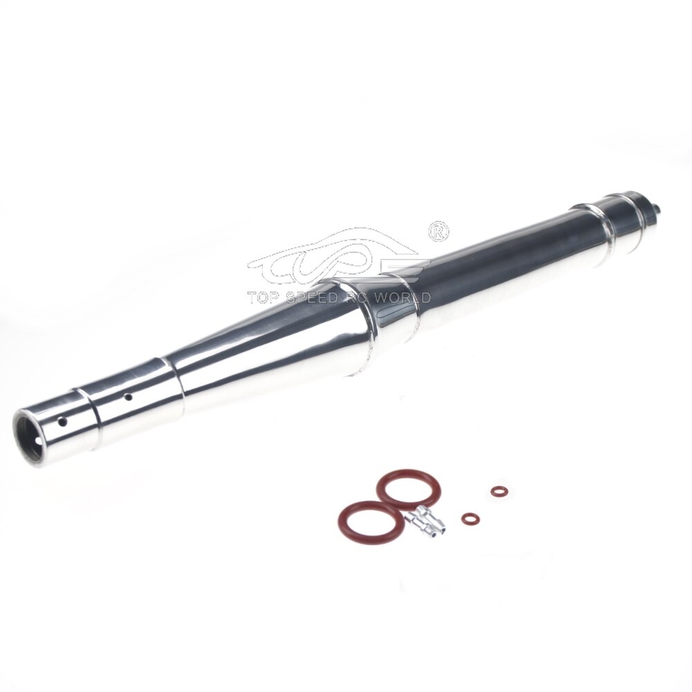 Aluminum Exhaust Pipe Fit 1/5 26-30cc QJ Zenoah Bws Rcmk Engines RC Boat Parts