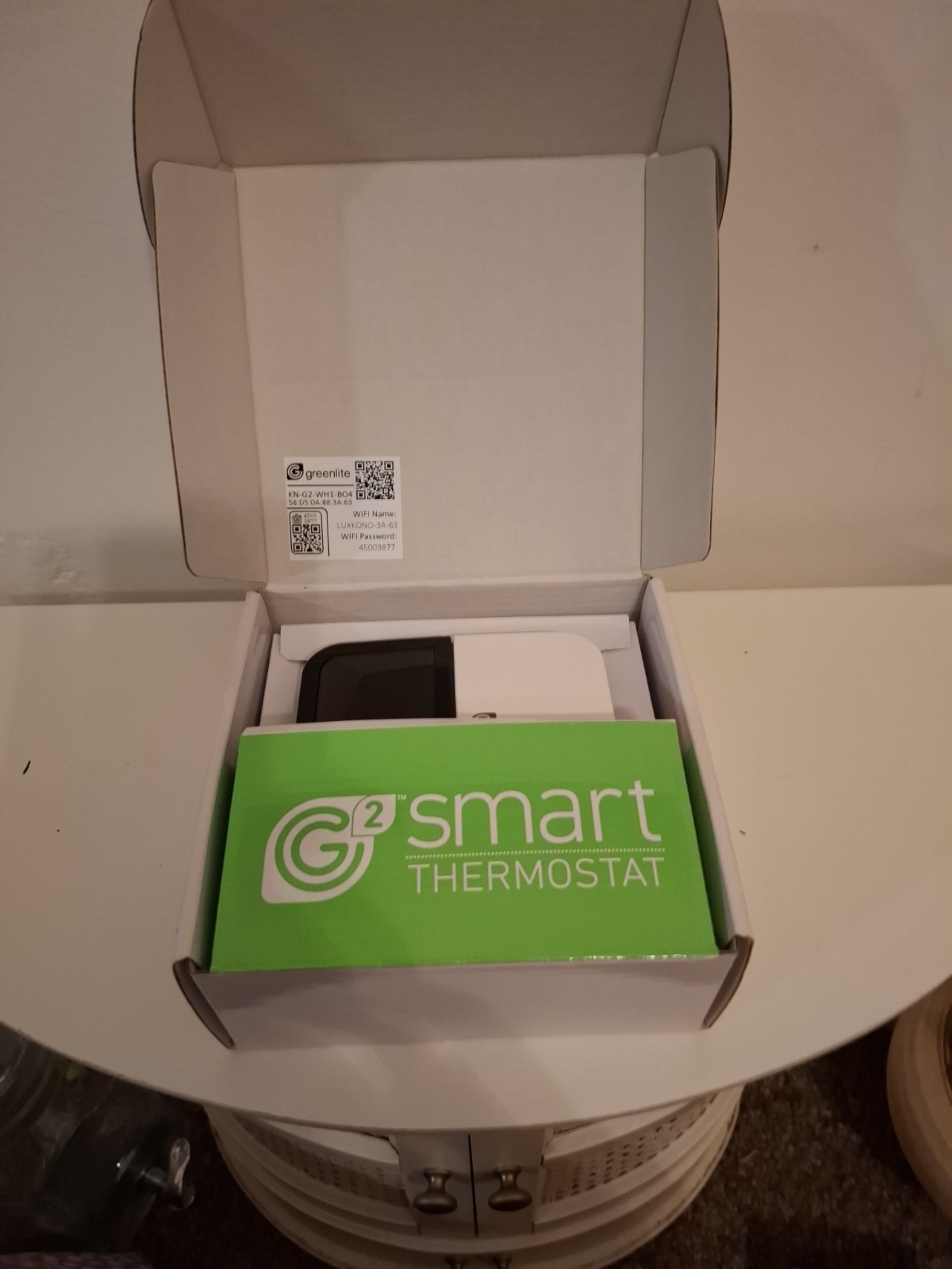 Greenlight G2 Smart Programable Thermostat (WIFI able) Complete OPEN BOX 2007