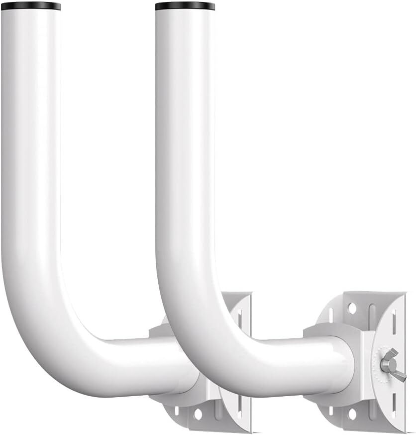 Ueevii Wireless Bridge Mount Bracket Pole/Wall Mount, 150° Adjustment for CPE/AP