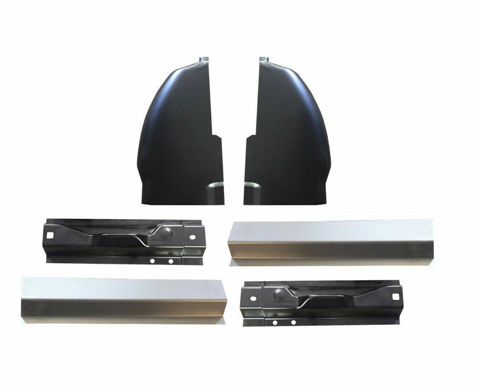 1999-2017 Ford Super Duty Extended Cab Corner Front & Rear Rocker Panels 6Pc Kit