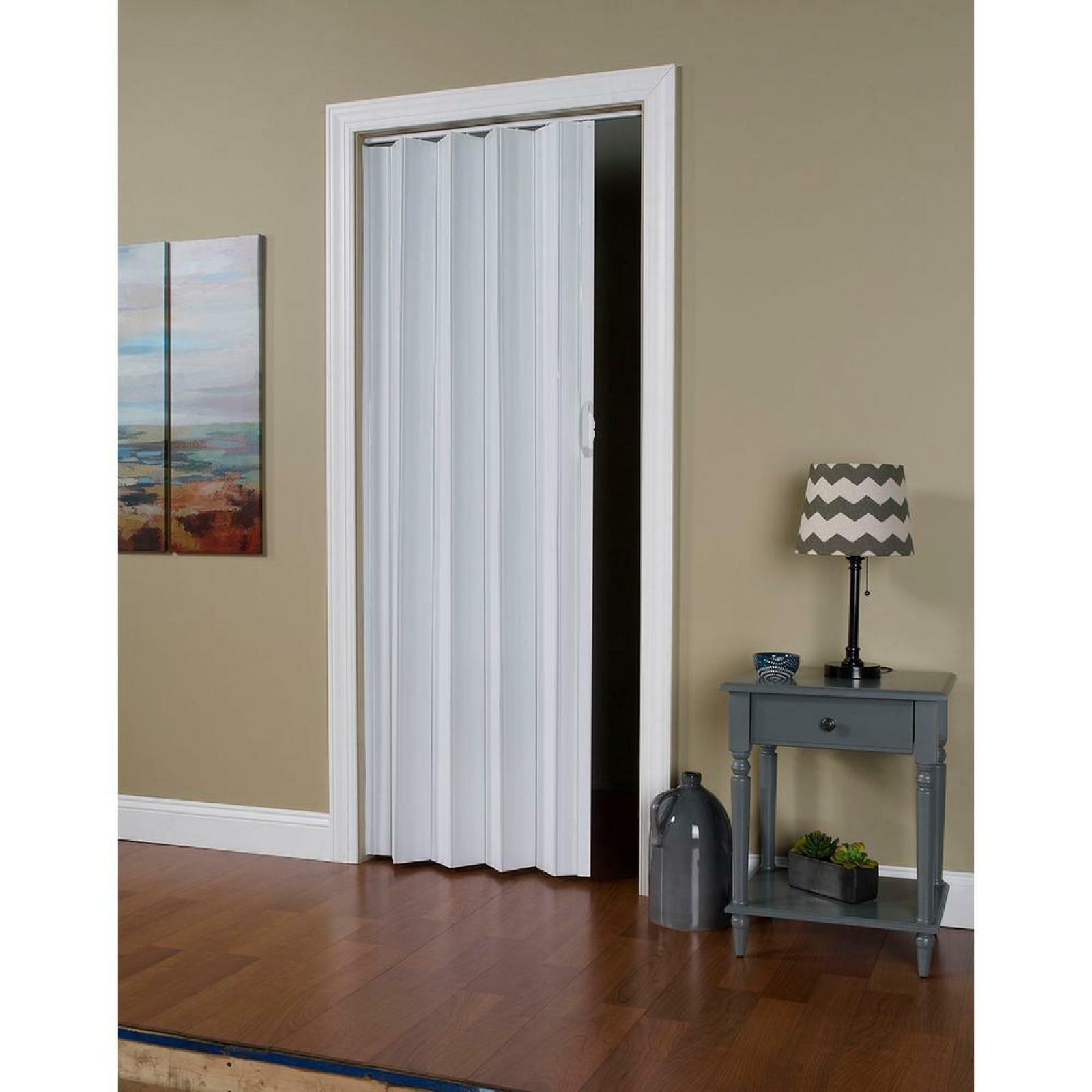 VINYL ACCORDION SLIDING DOOR Closet Home Room Folding Flexible Entryway 36 X 80